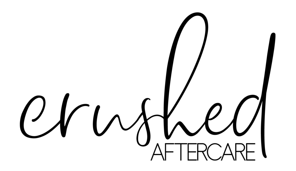 Crushed Aftercare - Black Text Crushed Aftercare - Black Text