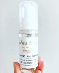 lash cleansing cleanser