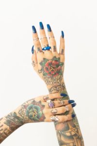 hand tattoo - crushed vegan aftercare