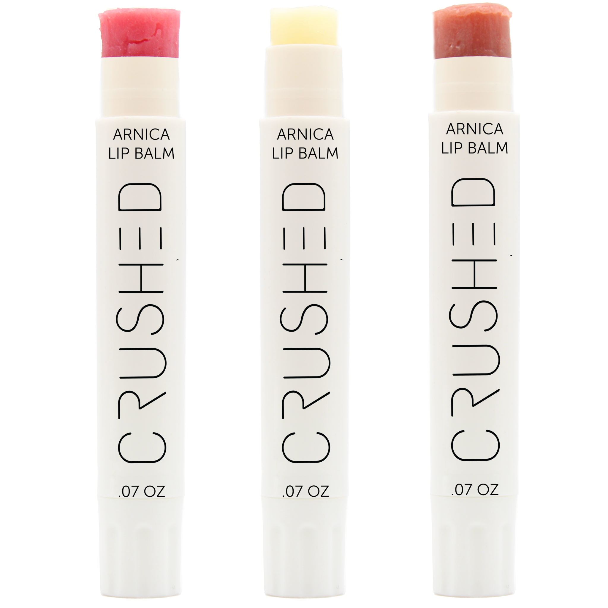 Arnica Lip Balm Glass Jar 2.0 oz Crushed Vegan Aftercare