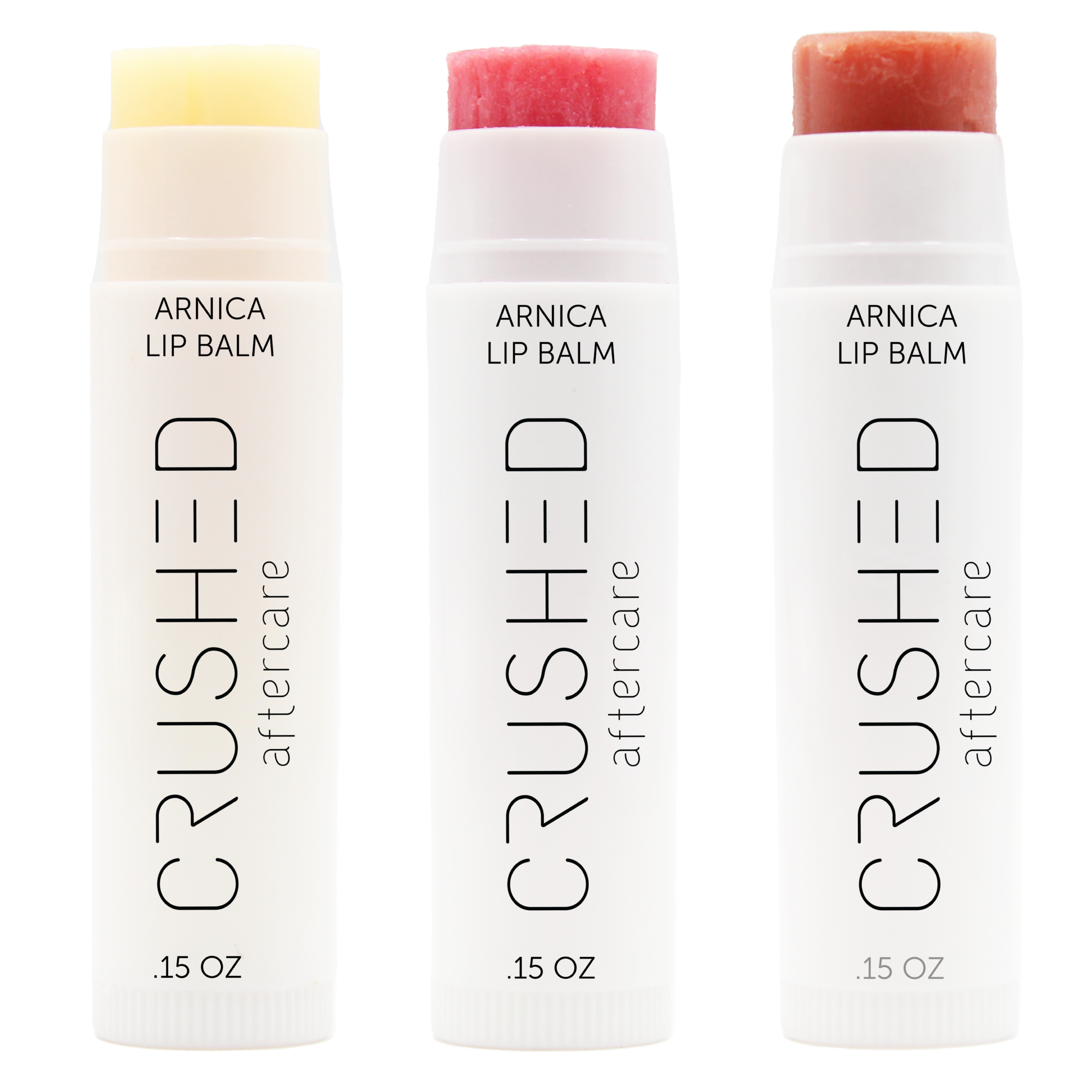 Arnica Lip Balm Glass Jar 2.0 oz Crushed Vegan Aftercare